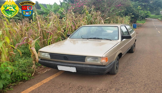 Polícia Militar recupera veículo furtado em Itapejara D’Oeste