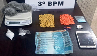 PM apreende maconha, cocaína, ecstasy e LSD durante Operação em Pato Branco