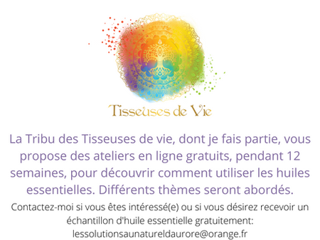Profitez d'ateliers gratuits pour appendre à utiliser les huiles essentielles.