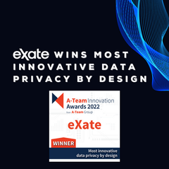 eXate awarded most innovative data privacy by design in A-Team Innovation Awards 2022