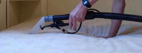 cleaning a mattress