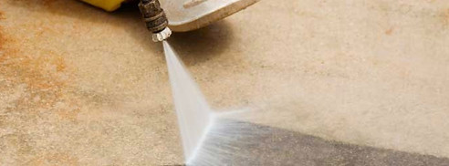 pressure washing floor