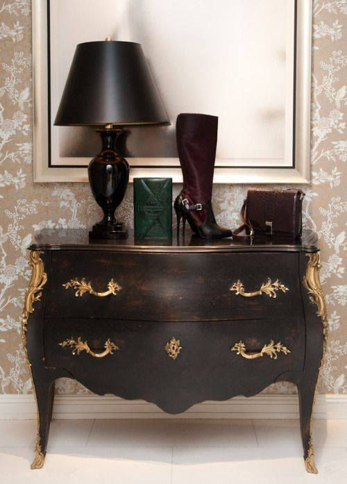 Thumbnail: French Louis XV Ormolu-mounted Marble-top Commode