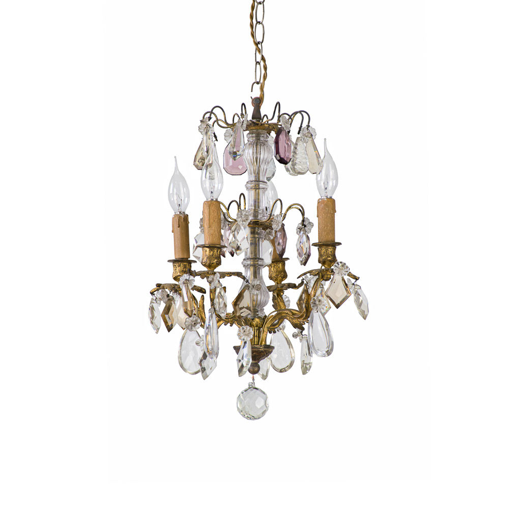 French Louis XV Style Crystal Chandelier