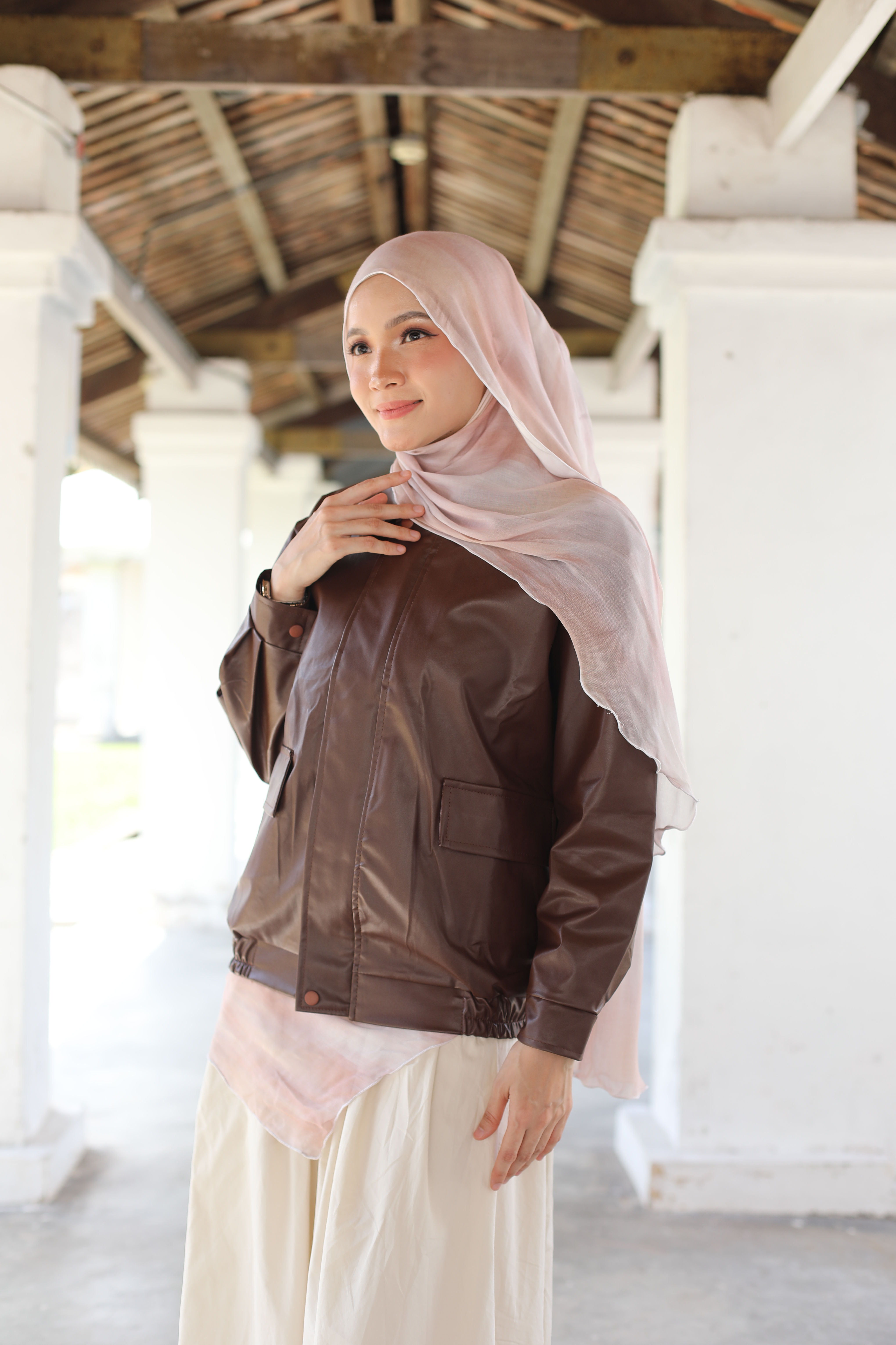 AURELIA Printed Shawl Hoodie - Free EXTENDER