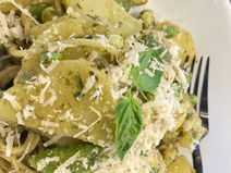 ジェノベーゼ風スパゲッティ