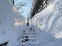 雪山登山?のような入り口