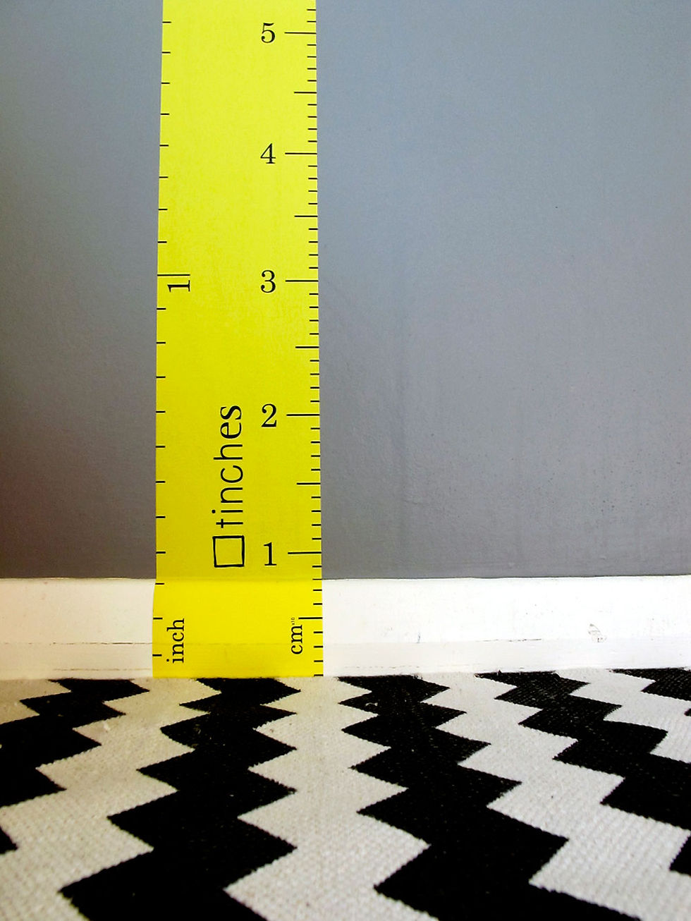 Thumbnail: wall ruler height chart GREY [R]