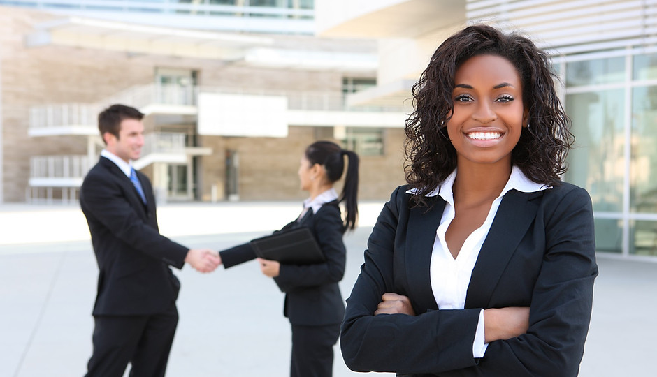 Business Woman Smiling