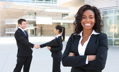 Business Woman Smiling