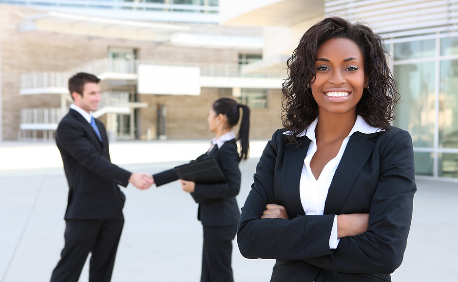 Business Woman Smiling