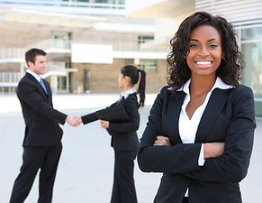 Business Woman Smiling