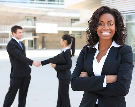 Business Woman Smiling