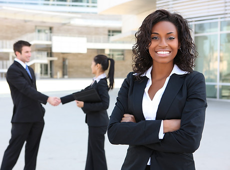 Business Woman Smiling