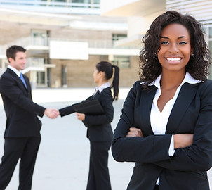Business Woman Smiling