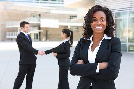 Femme d'affaires Sourire