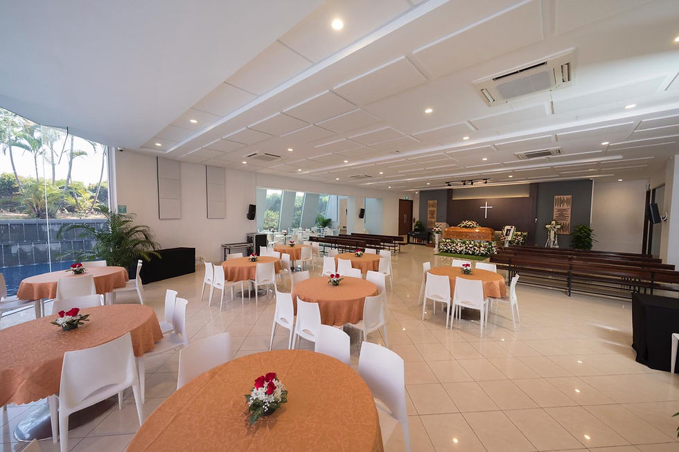 Christian funeral parlour hall