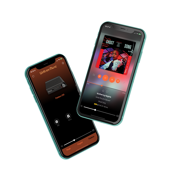 L'app Wattson Music sur iPhone
