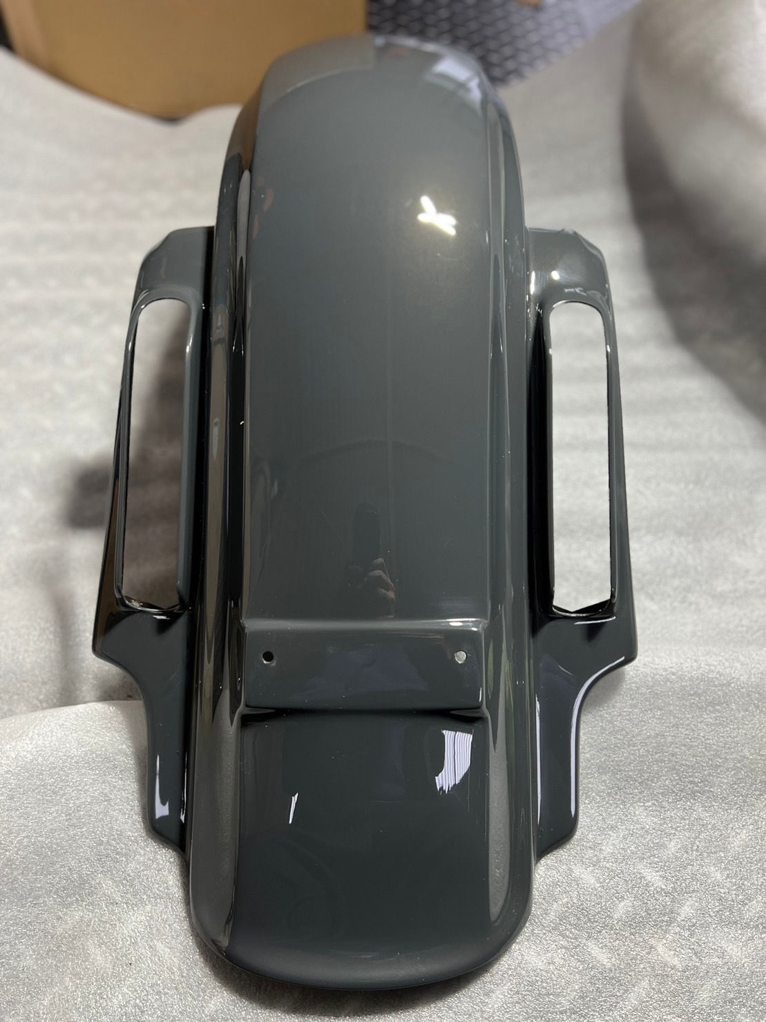 Rideスタイリッシュリアフェンダー　ガンシップグレー塗装済み