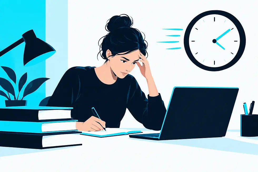 Zeitdruck bei wissenschaftlicher Arbeit bewältigen