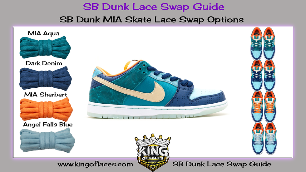 SB Dunk Low MIA Skate Lace Swap Guide