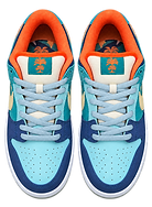 SB Dunk MIA Skate with Angel Falls Blue Laces