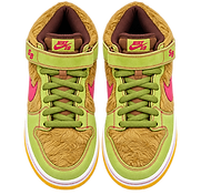SB Dunk Mid Mama Bear with Chlorophyll Laces