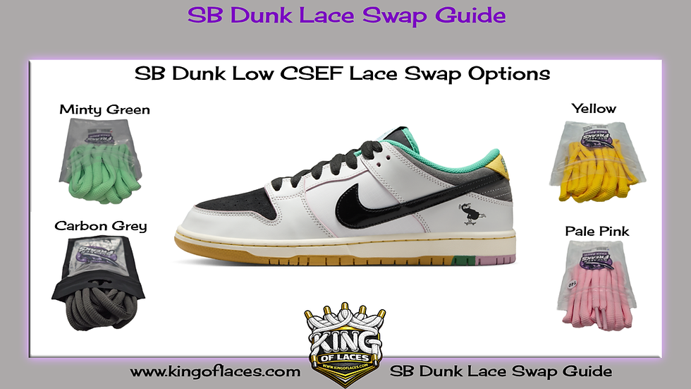 SB Dunk Low CSEF Lace Swap Guide