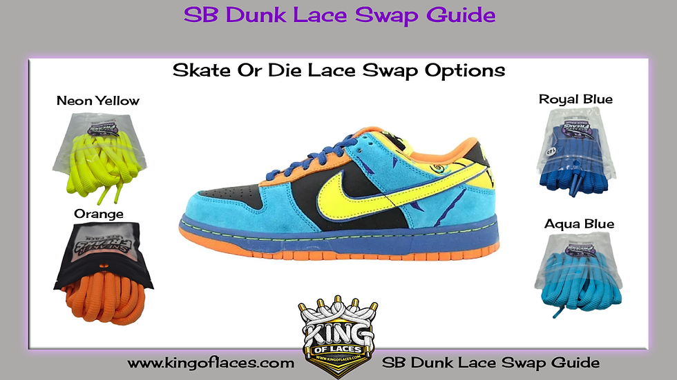 SB Dunk Low Skate Or Die Lace Swap Guide