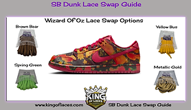 SB Dunk Wizard Of Oz Lace Swap Guide