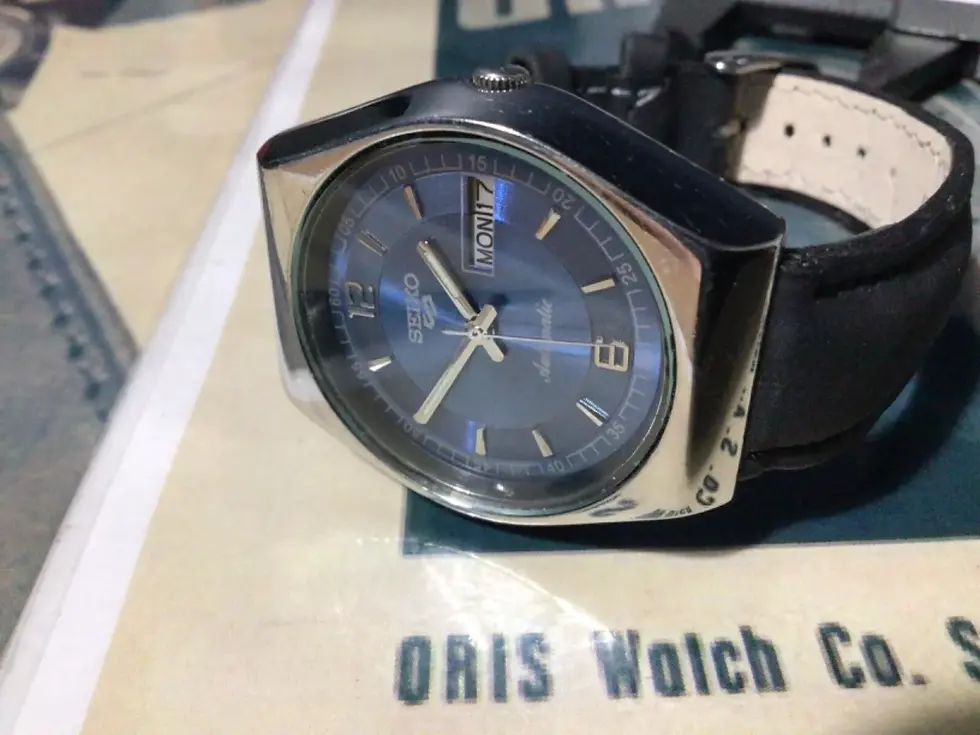Thumbnail: vintage automatic Seiko 5 sport men?s watch