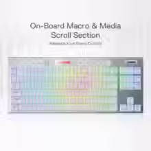 Thumbnail: Redragon K621 Horus TKL Wireless RGB Low Profile Mechanical Keyboard