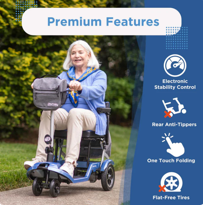 Thumbnail: Journey So Lite Folding Power Scooter