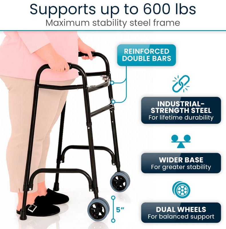 Thumbnail: Bariatric Walker with Wheels
