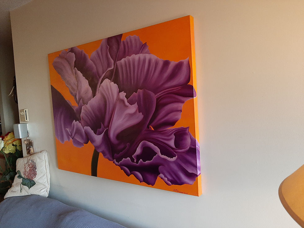 Thumbnail: Tulip oil painting
