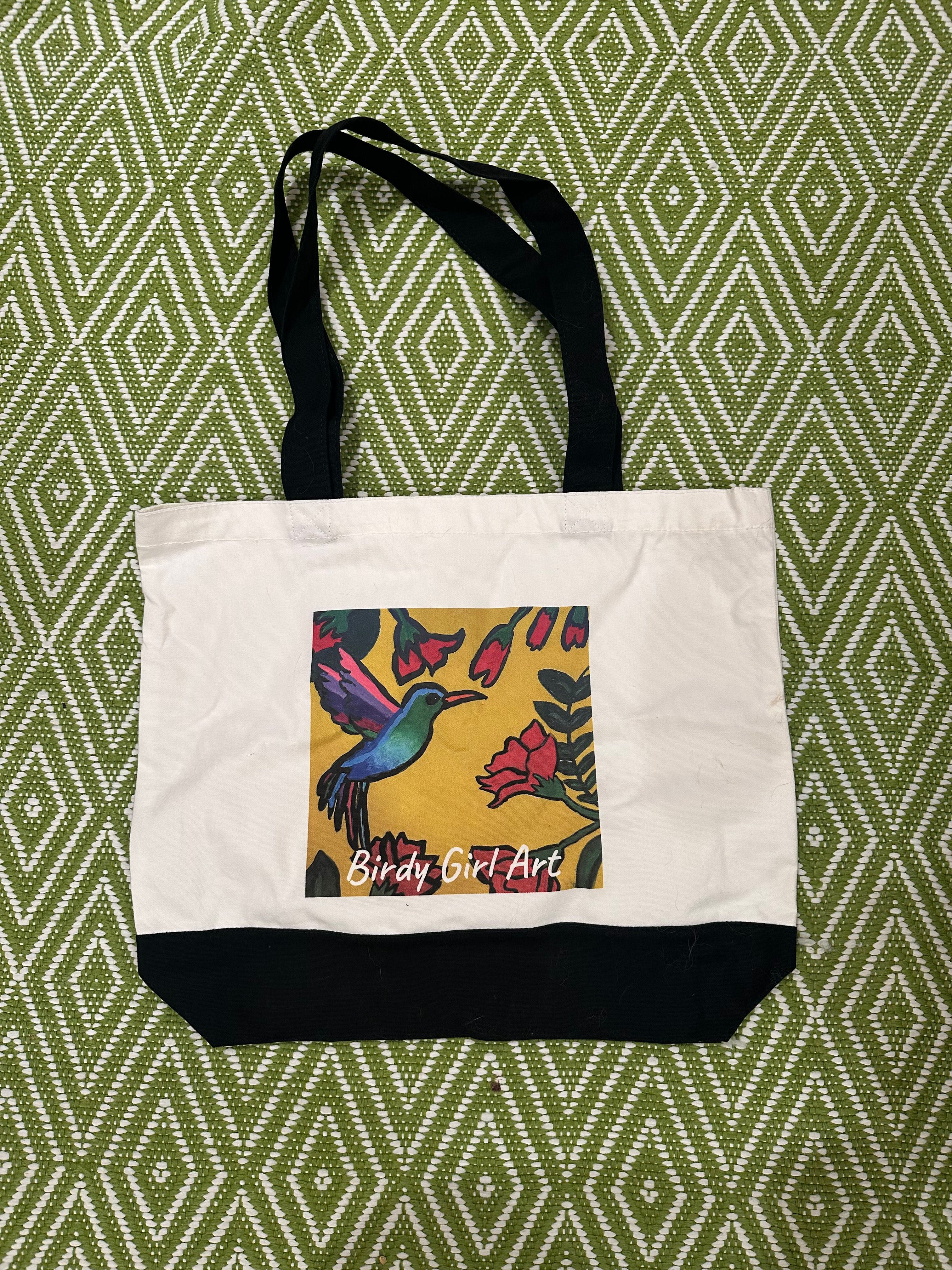 Large Hummingbird/Aglow Tote