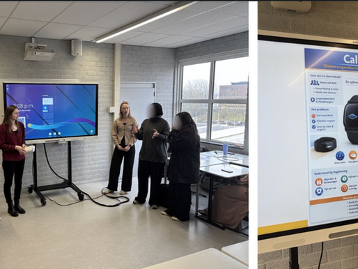 Studenten aan de slag met zorgtechnologie tijdens masterclass ROC Almere