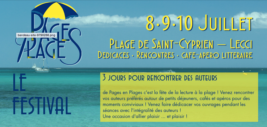 Festival Pages en Plages SanCiprianu