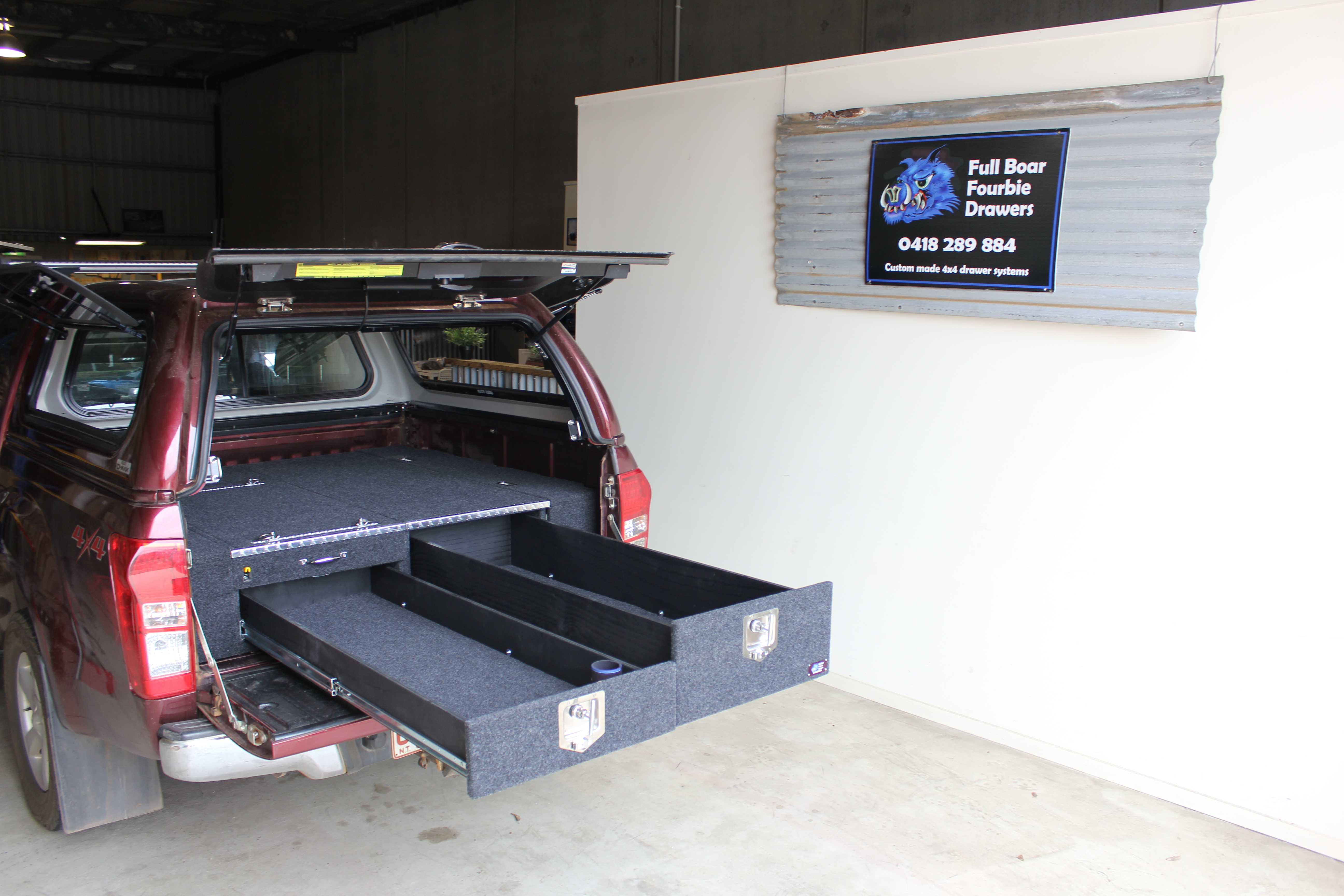 Isuzu D-Max storage system