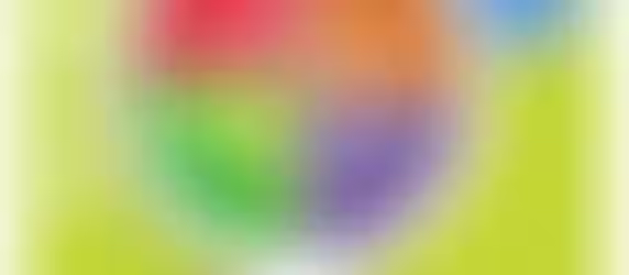 A plate with recommended portions of healthy food