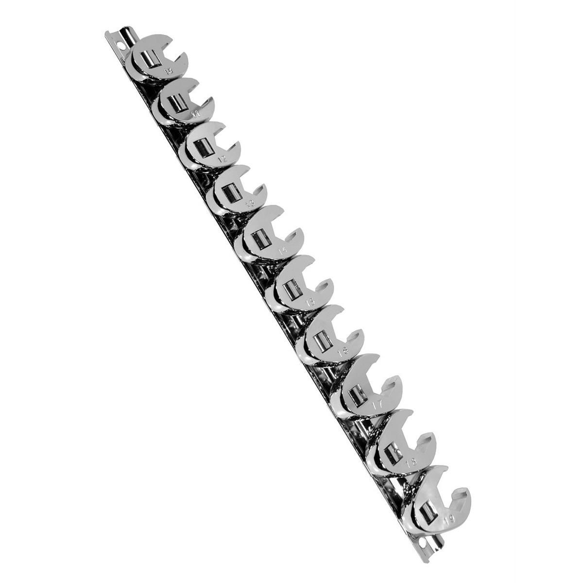 K Tool International Crowfoot Flare Nut Set Metric 10 Piece 3/8 Inch Drive