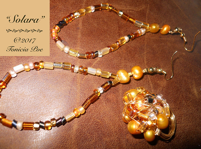 Solara Ring/Earring-SOLD OUT