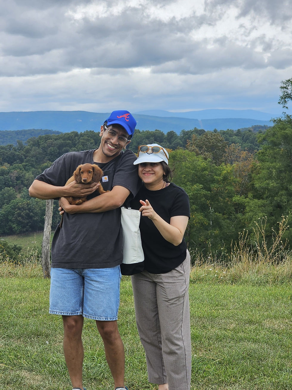 Nanna sunbathing on the steps