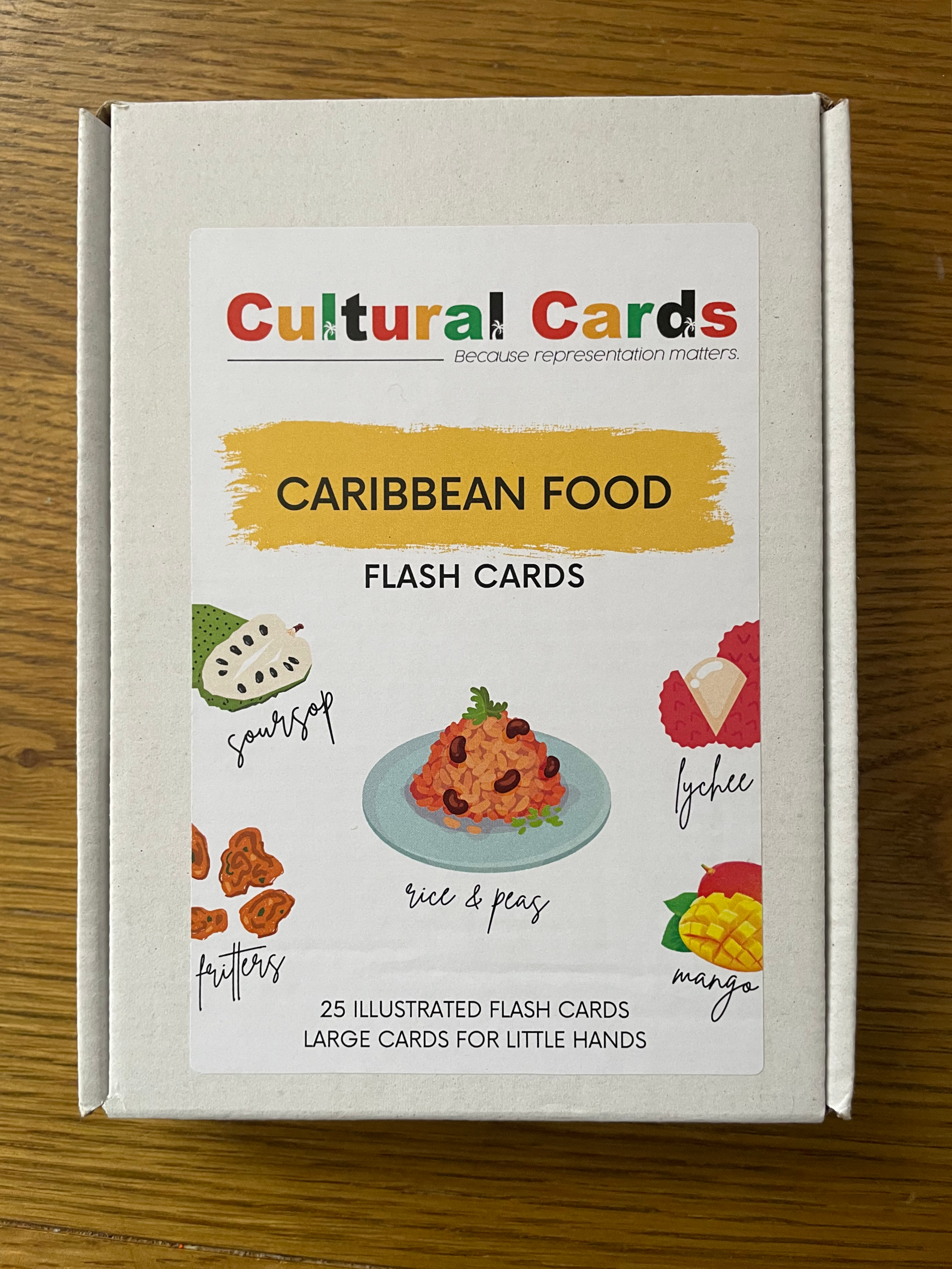 1st Edition Caribbean Food Flashcard
