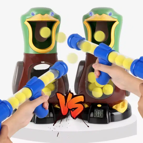 משחק ירי ברווזים עם אקדח אוויר