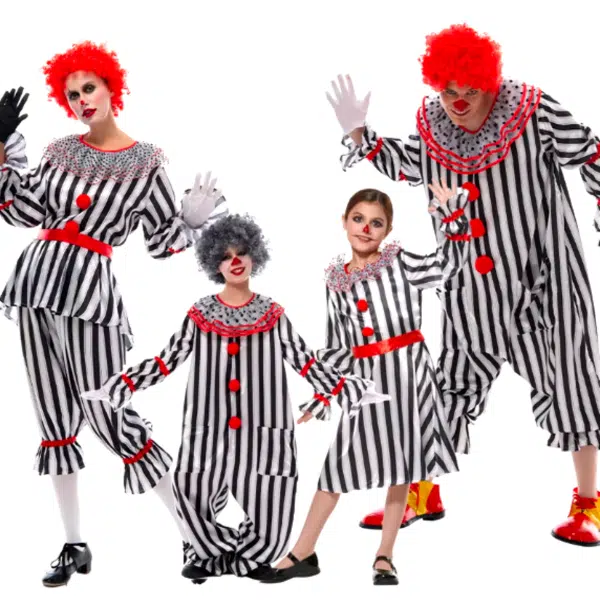 תחפושת ליצן קרקס משפחתית