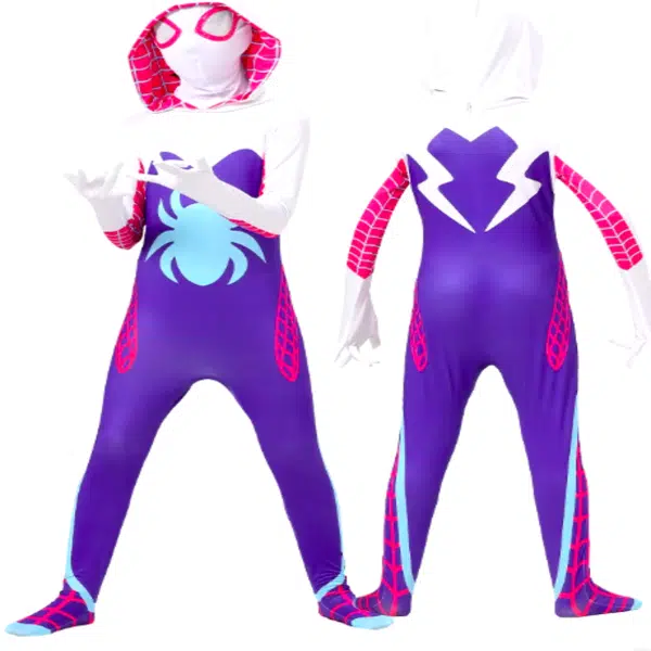 תחפושת גוון סטייסי Spider-Gwen לילדים ומבוגרים
