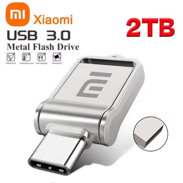 דיסק און קי מיני Xiaomi בנפח 2TB עם USB 3.0