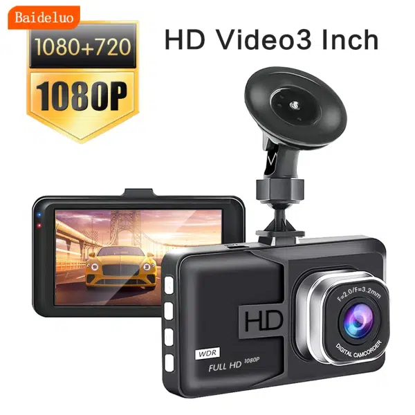 מכשיר DVR עם הקלטה מחזורית לרכב