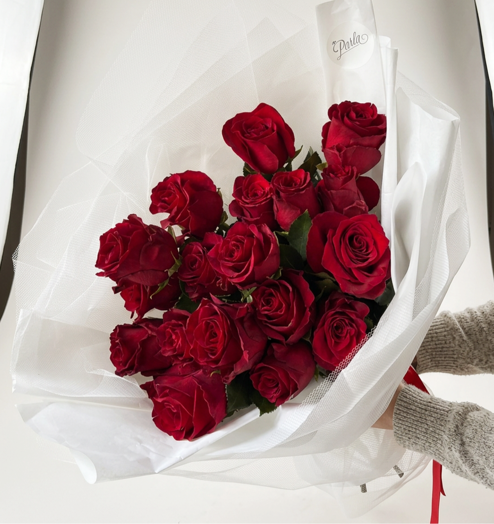 Amore 19 Lüks Kırmızı Gül Buketi